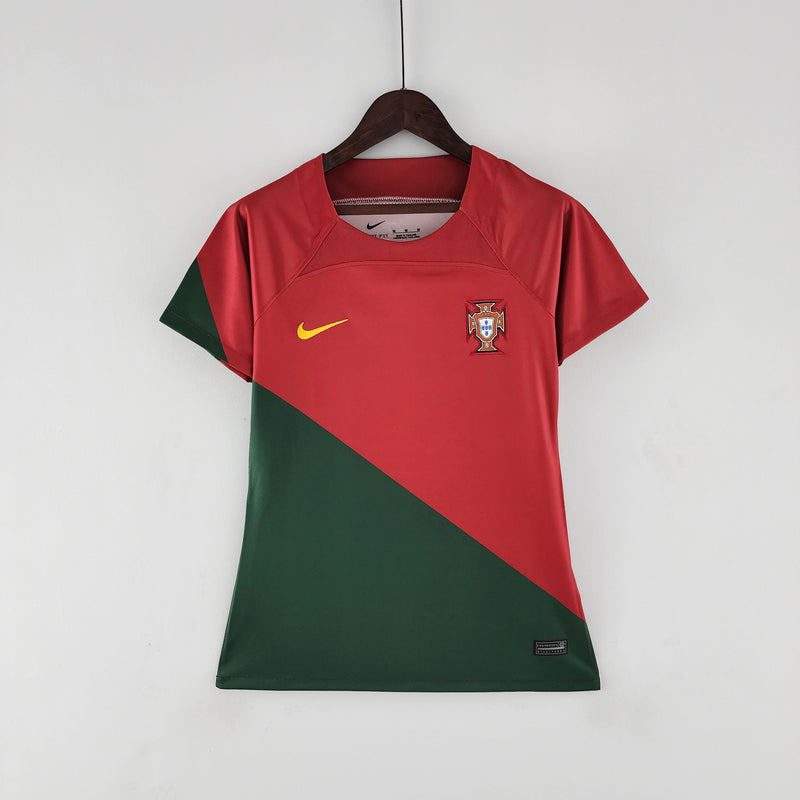 Camisa Portugal Titular 22/23 - Versão Feminina