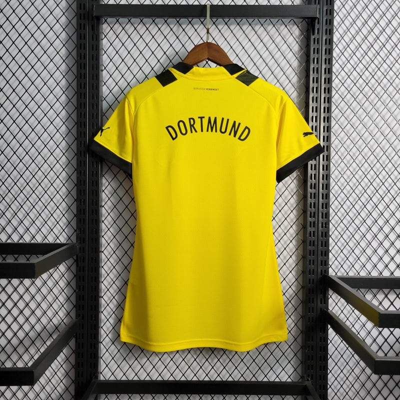 Camisa Borussia Dortmund Titular 22/23 - Versão Feminina